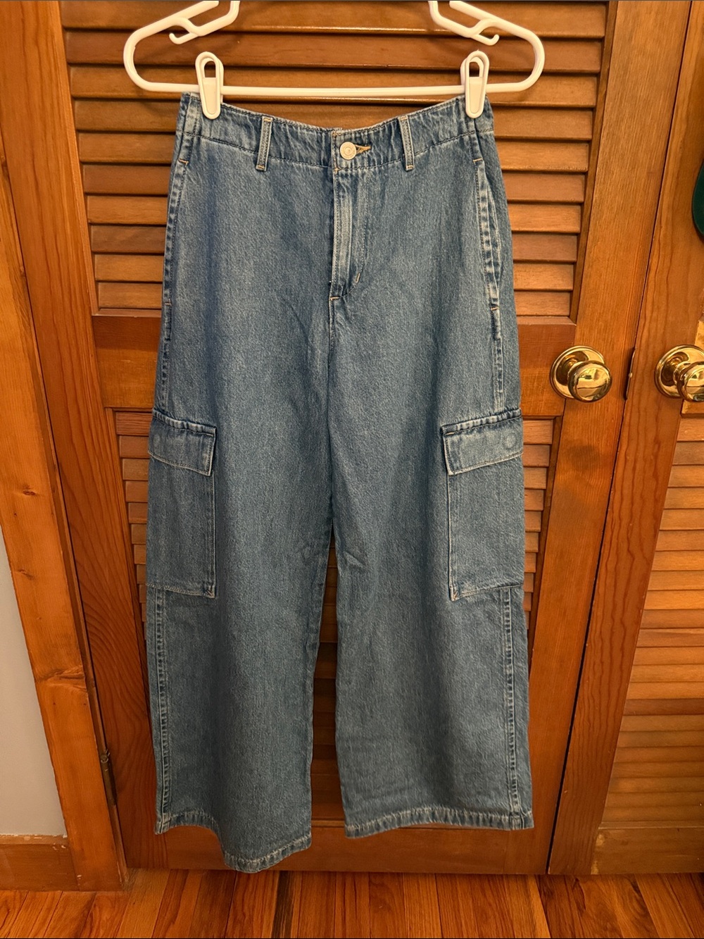 Levi’s Relaxed Blue Denim Cargo Jeans